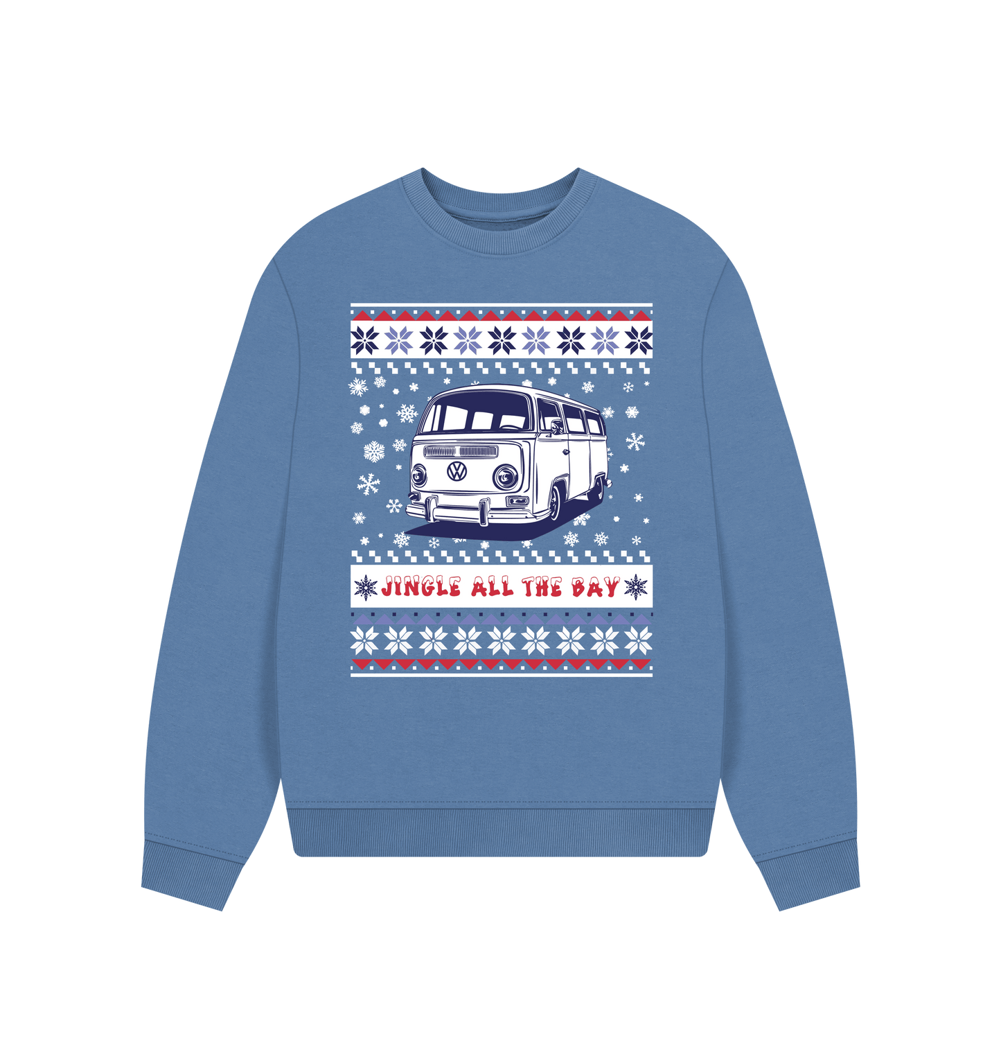 Solent Printed Sweater Front