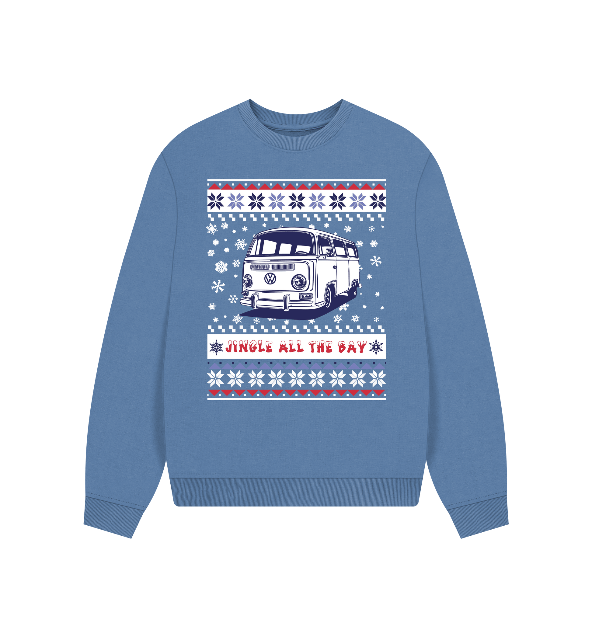 Solent Printed Sweater Front