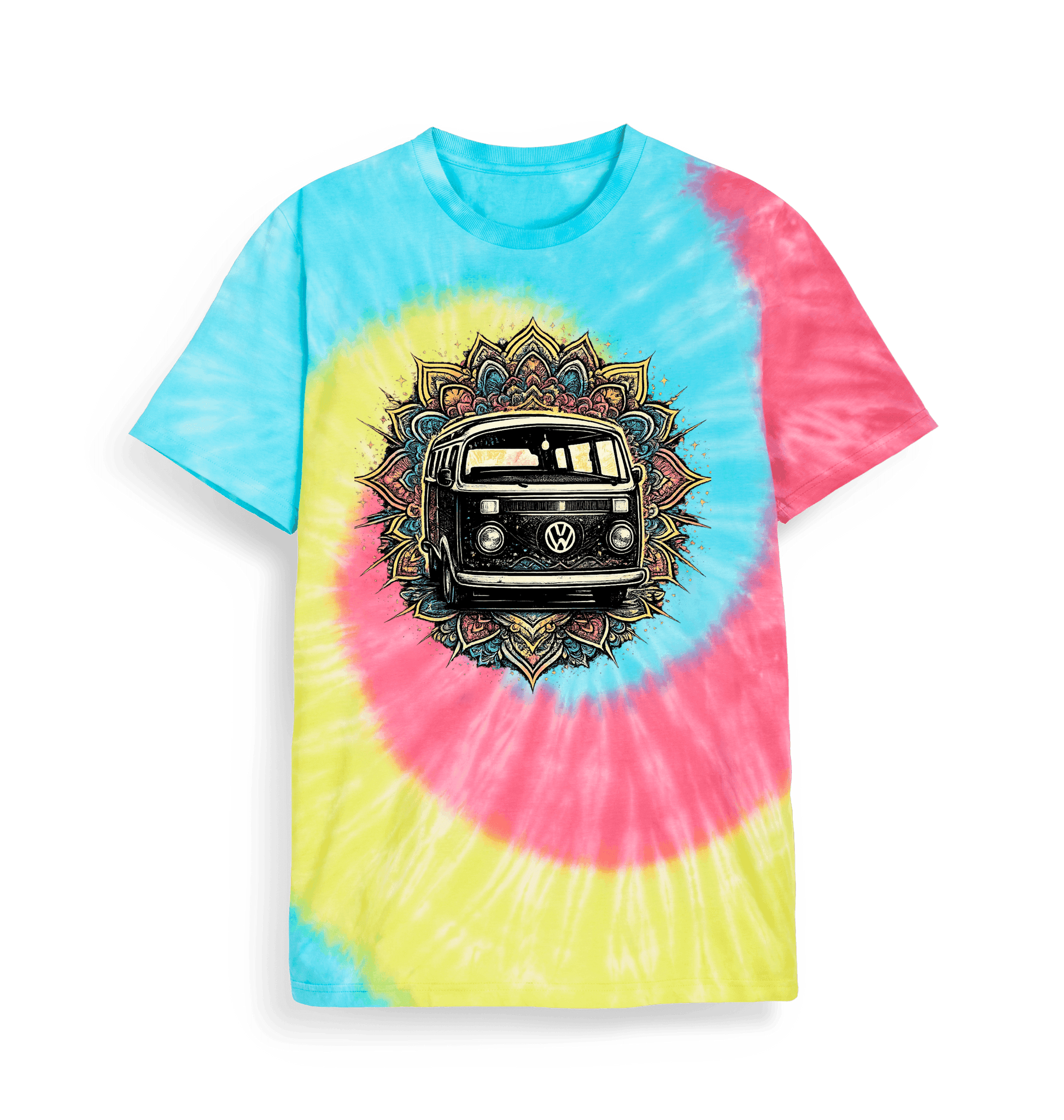 Tie Dye Printed T-shirt Front