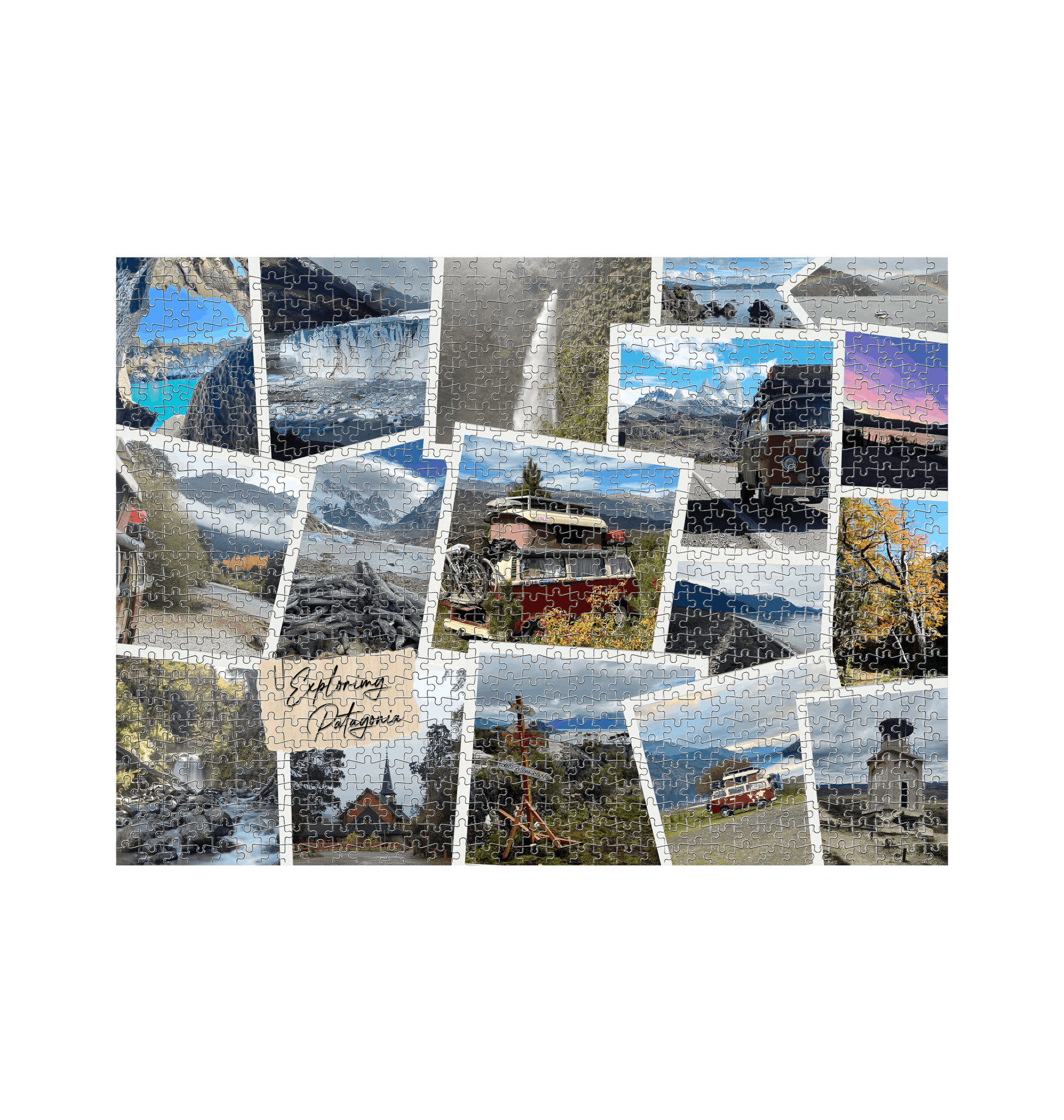 White Jigsaw Puzzles Front